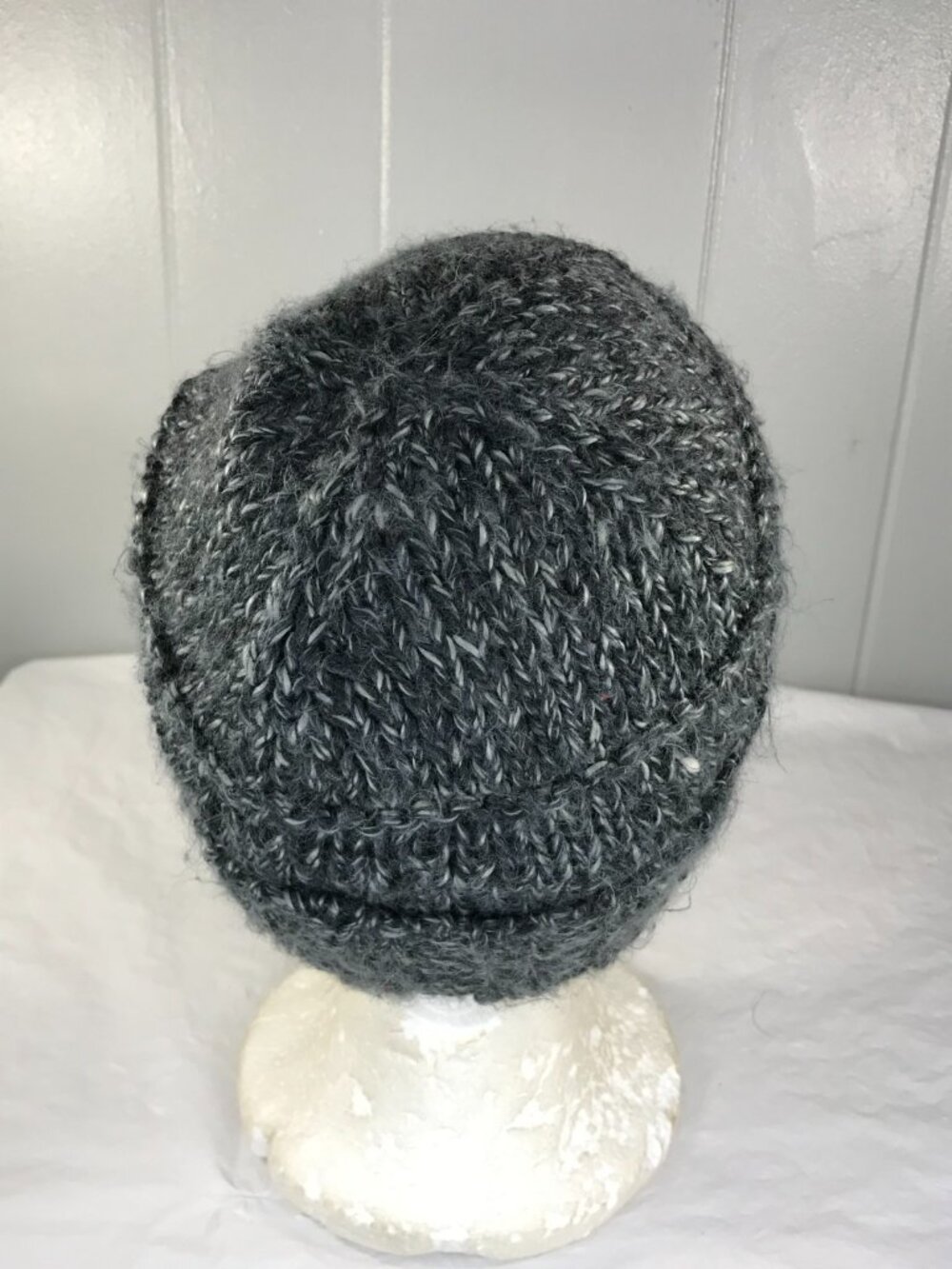 Y2K Lululemon Knit Beanie Hat With Bill Brimmed Visor Beanie Gray One Size - Picture 2 of 6